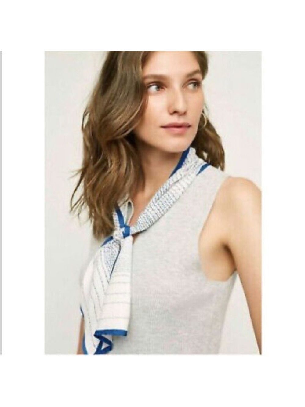 Anthropologie Moth Sleeveless Tank Scarf XS - Picture 2 of 10